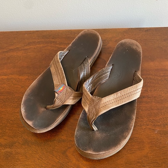 Rainbow Shoes - Rainbow Women's Brown Sandals